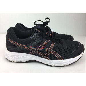 ASICS GEL-Contend 6 Black Running Shoes Womens Size 8 confortable & lightweight